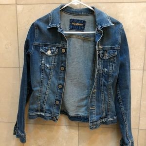 Distressed Hudson Denim Jacket